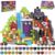 Vdealen 300 PCS Magnetic Blocks-Magnetic Building Blocks, Stacking Magnetic Cubes Toy for Kids, STEM Montessori Sensory Toys for Boys and Girls Age 3 4 5 6 7 8 9 10 11 12 Christmas Birthday Gift