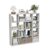 VDNEND Cube Storage Organizer Bookcase, Decorative 11 inch Open Back Cubical Shelf with Thickened Border, Display Bookshelf for Living Room, Home Office, Sturdy Room (White, 16 Cube)