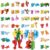 VEAIS Alphabet Animal Toys for Kids, STEM ABC Learning Alphabots Transforming Toys Classroom Teaching Alpha Bots Toy for Kids 6-9 Toddlers – 26 Pieces