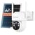 Vearoat Wireless Solar Security Camera, 4G LTE No WiFi, Lifetime Free Data,360° Live View, 2K Night Vision, Built-in SIM Card, Motion Detection Alerts, for Farms RVs Cabins