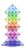 Veatree 206Pcs 2.28″ Magnetic Building Sticks Blocks, Magnet Educational STEM Toys for Kids and Adult, 3D Puzzle with Storage Bag