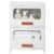 VECELO Plastic Storage Cabinet with Drawers, Stackable Storage Bins with Wheels, Waterproof Bathroom Storage Organizer, Multi-Tier Storage Drawers for Bedroom, Living Room, Kitchen, Medium 2-Tier