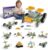 Veecafiodi 50 in 1 Science Kit for Kids 6-12, STEM Toys for Kids Age 8-12, Educational Building Toy for Boys Girls, Motorized Engineering Set, Birthday Gift