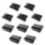 Veemoon 10 Sets Starter Tray Propagator Kit with Lid and Bottom Holes, Plastic Seedling Growing Trays for Garden Propagation, Maintain Warmth and Humidity for Seed Germination