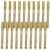 Veemoon 20pcs Permanent Metallic Fine Tip Marker Pen 1.5mm for Paper and Acrylic with Smooth Writing, for Scrapbooking and Mug Decorating, Gold Plastic Body