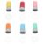 Veemoon 6 Pcs Classroom Teacher Stamps for Homework Grading PVC Material Motivates Students and Provides Praise Small Self-Inking Stamps and Teachers