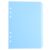 Veemoon 6pcs Plastic Binder Index Dividers with Tabs, 6-Hole Reusable Pp Loose-Leaf Dividers for Planning and Study, Sturdy Notebook Insert Separators