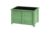 VegTrug Wooden Rectangle Box Planter 60cm, Sage Green, 24.8″ x 15″ x 15.7″
