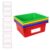 Veiuwa 6 PCS Classroom Bins,Plastic Storage Bins for Classroom Library,Organization Bin,Suitable for Classrooms, Homes, Kindergartens, etc.
