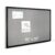 VEIZXUN Bulletin Board 46 x 30 Inch, Cork Board for Walls, Wood Framed Bulletin Boards with Grey Canvas, Wall Mounted Corkboard for Office School Home Decorative