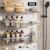 Veken Shower Caddy 6-Pack, Family Choice Award Winner, Large Wall Mounted Shower Rack, Bathroom Shelves Over Toilet, Organizer Storage Accessories with Soap Dish&Toothbrush Holder, Silver