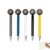 Velluto 5-Pack Car Tire Shape Gel Pens, Fidget Spinning Ballpoint Pens with Tyre Rotating Wheel Design, Quick-dry for School, Office, and Exam Study