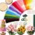 Velmyque Pipe Cleaners Bulk Flower Kit, 1000 Pcs Chenille Stems DIY Crafts