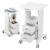 Velorantia Professional Mobile Medical Trolley with Wheels & 2 Drawers