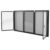 Velorantia Weatherproof Enclosed Bulletin Board with Aluminum Frame and
