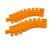 Veltros Pathway Construction Toy with Vibrant, Yellow A