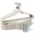 Velvet Hangers 30 Pack Non Slim Felt Clothes Hangers Beige | 360° Swivel; Flocked Space Saving Clothes Hangers; Shirts Dresses Sweaters Coats Suits Pants