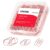 VENCINK 300 Pcs Cute Rose Gold Teardrop Paper Clips Assorted Sizes