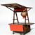 Vendor Cart with Canopy, Street Food Cart, Market Stand Display Table