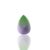 veraVia Purple Green Gradient Teardrop Slanted Makeup Sponge – Professional Flat Edge Beauty Blender for Liquid Foundation & Concealer – Latex-Free Hydrophilic Polyurethane Cosmetic Sponge (1 Count