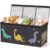 VERONLY Toy Storage Box Kids Playroom – Extra Large Collapsible Clear Lid