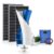 Vertical Axis Wind Turbine 3KW 24-120V Maglev Generator +2 Solar Panels