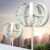 Vertical Axis Wind Turbine Kit 5 Blades Low Wind Startup 400W/600W/800W/1000W/1200W Home Use Residential Charge Batteries Off-Grid with Controller