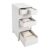 Vertical File Cabinet with Wheels, 6-Drawer Rolling Storage Cart on Casters