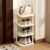 Vertical Shoe Rack, Narrow Shoe Organizer, Entryway Display Shelf Stand, 4-Tier Storage Solution for Shoes, Slippers, Boots, Compact Design for Small Spaces