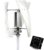 Vertical Wind Turbine Generator Kit 5000W 3-Blade Helical Magnetic Levitation Shaft MPPT Controller for Residential Use