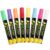 Vervevum 8Pcs Chalk Markers, 8 Vibrant Colors Liquid Chalk Markers, 6mm Erasable Liquid Highlighters Reversible Tips Chalkboard for Glass