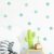 Veshur 120pcs 2.2” Mint Green Polka Dot Wall Decals Colorful Wall Stickers