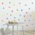 Veshur 120pcs 2.2” Rainbow Polka Dot Wall Decal Colorful Dots Wall Sticker