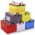 Vesici 6 Pcs Back to School Storage Baskets Fabric Storage Bins Classroom