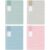Vestamore 4 Pcs A5 Notebook, 8.1 x 5.6 in College Ruled Notebook with 72 Pages, Sewing Binding Thick Paper Journal, Pastel Colored Simple Exercise Books, Writing Notebook Set for Office Stationery