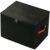 Vestamore Foldable Shoe Storage Organizer Box, Space Saving Collapsible Shoe Storage, Clear Cover Shoes Box with Dividers, 16.9 x 12.6 x 11.8 in, for 12 Pairs, Under Bed Bin for Closet Bedroom, Black