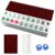 VETEB American Mahjong Tile Set 166 Vintage Red Damask Gift for Women