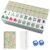 VETEB American Mahjong Tile Set Colorful Birds Cherry Blossom Branches Seamless 166 Acrylic Mahjong Tiles 1.4″ Large Mahjong Game Set with Bag and Accessories for Gift Travel Party