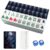 VETEB American Mahjong Tile Set Halloween Fantasy Night Twisted Tree Red Roses Full Moon Mystical 166 Acrylic Mahjong Tiles 1.4″ Large Mahjong Game Set with Bag and Accessories for Gift Travel Party
