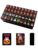 VETEB Halloween American Mahjong Tile Set Cute Ghost Holding Basket Pumpkins Spooky Forest Full Moon 160 Acrylic Mahjong Tiles 1.4″ Game Set with Bag & Accessories for Gift Travel Party (Candy)