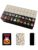 VETEB Halloween American Mahjong Tile Set Festive Christmas Ornaments Holly Candy Canes Watercolor 160 Acrylic Mahjong Tiles 1.4″ Game Set with Bag & Accessories for Gift Travel Party (Candy)