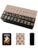 VETEB Halloween American Mahjong Tile Set Festive Christmas Wreath Bows Holiday Decorations 160 Acrylic Mahjong Tiles 1.4″ Game Set with Bag & Accessories for Gift Travel Party (Skull)