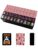 VETEB Halloween American Mahjong Tile Set Halloween Haunted Houses Ghosts Bats Pumpkins Pink 160 Acrylic Mahjong Tiles 1.4″ Game Set with Bag & Accessories for Gift Travel Party (Puppy)