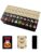 VETEB Halloween American Mahjong Tile Set Vintage Botanical Moths Flowers Crescent Moons Beige 160 Acrylic Mahjong Tiles 1.4″ Game Set with Bag & Accessories for Gift Travel Party (Candy)