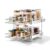VEVOR 2 Tier Pull Out Cabinet Organizer 14.17″W x 21.06″D Slide Out Drawers