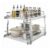VEVOR 2 Tier Pull Out Cabinet Organizer 16.97″W x 21.22″D Slide Out Drawers
