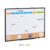VEVOR 36″x 24″ Monthly Calendar Whiteboard & Cork Board Combo with Aluminum Frame – 2-in-1 Magnetic Dry Erase Bulletin Board for Wall Mount – Ideal for School, Home, Office