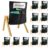 VEVOR Chair Pockets for Classroom, 12 Pack, 18 x 20 Inches Chairback Buddy Pocket with Name Tag, Back of Chair Organizer for Kids in Classroom, Kindergarten, School, and Home, Black