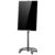 VEVOR Glass Dry Erase Board 35.4 x 23.6 in Magnetic Whiteboard Round Base