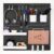 VEVOR Pegboard Combination Kit, 11″ x 11″ Plastic Pegboard, 4 Panels, Peg Board Wall Organizer Kit with Accessories, for Garage Tool Storage Kitchen Living Room Craft Room Office Bathroom Home, Black